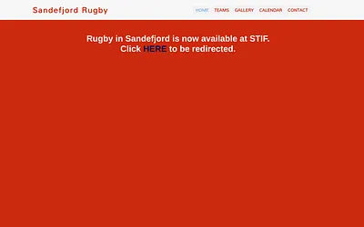 sandefjordrugby.no snapshot