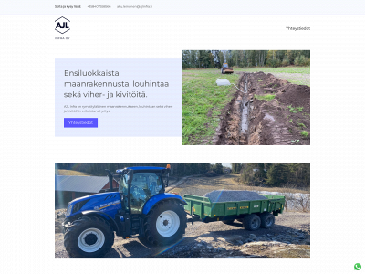 ajlinfra.fi snapshot