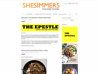 shesimmers.com snapshot