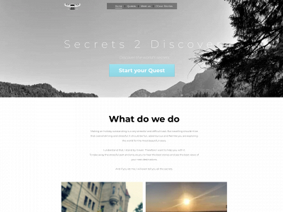 secrets2discover.com snapshot