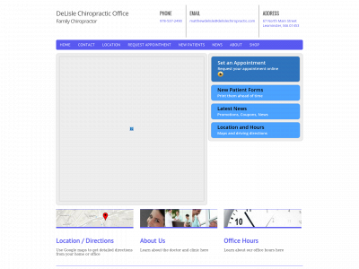 delislechiropractic.com snapshot