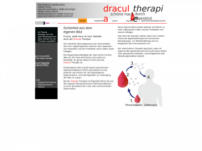 dracula-eigenbluttherapie.de snapshot