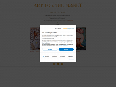 artfortheplanet.nl snapshot