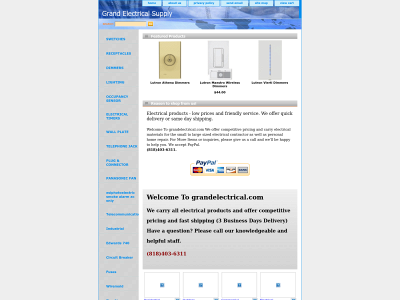 grandelectrical.com snapshot