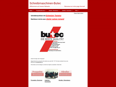 schreibmaschinen-butec.ch snapshot