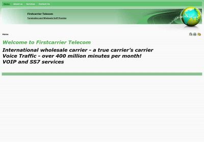 firstcarrier.com snapshot