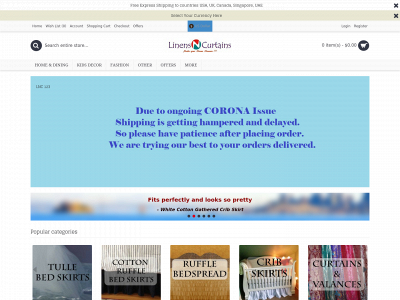 linensncurtains.com snapshot
