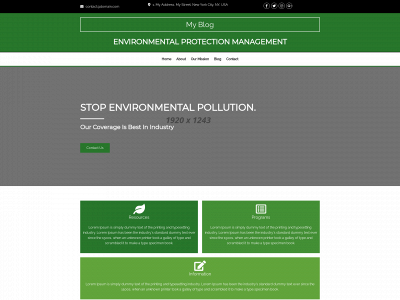 biggestpolluters.com snapshot