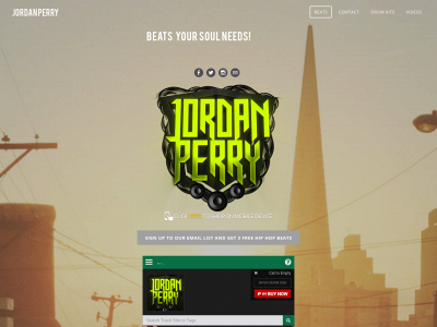 www.jordanperrybeats.com snapshot