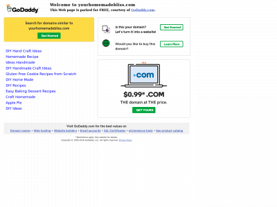 yourhomemadebliss.com snapshot