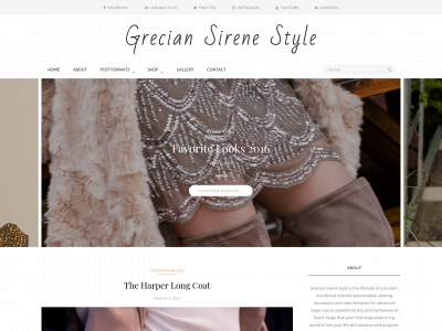 greciansirenestyle.com snapshot
