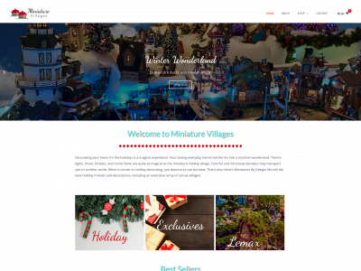miniaturevillages.com snapshot