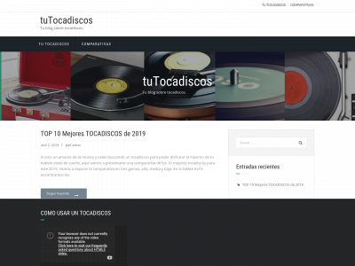 tutocadiscos.es snapshot