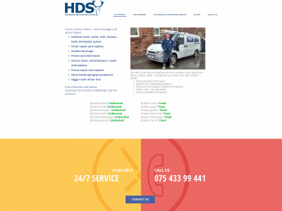 hdsdrainage.com snapshot