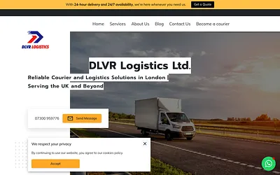 dlvr-logistics.co.uk snapshot