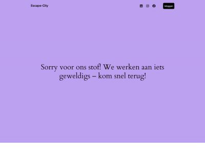 escape-city.nl snapshot