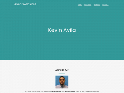 avilawebsites.com snapshot
