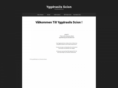 yggdrasils-scion.se snapshot
