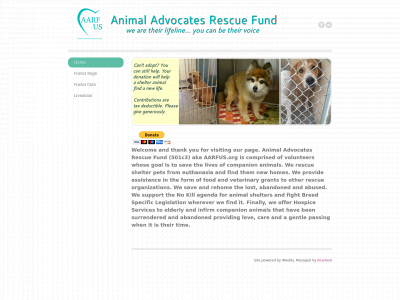 aarfus.org snapshot