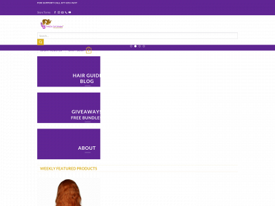 claudyluxhair.com snapshot