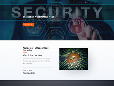 securespacecoast.com snapshot