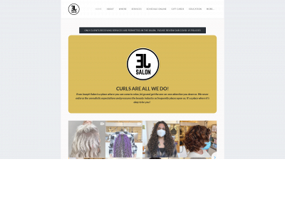 www.evanjosephsalon.com snapshot