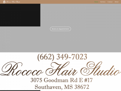 rococohairstudio.com snapshot
