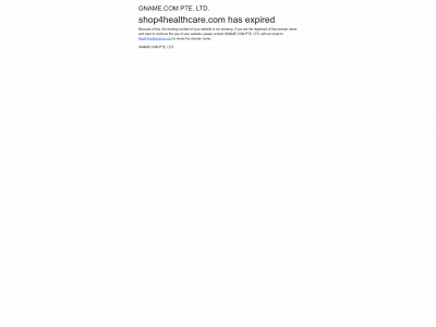 shop4healthcare.com snapshot