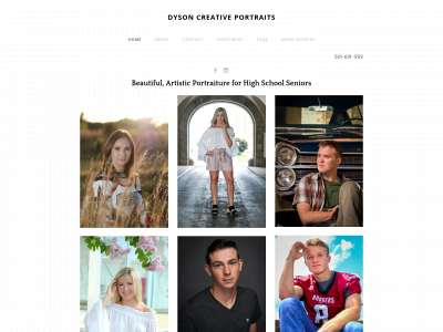 www.dysoncreativeportraits.com snapshot