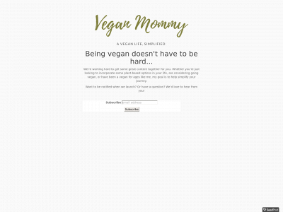 veganmommy.ca snapshot