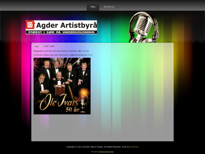 agder-artist.no snapshot