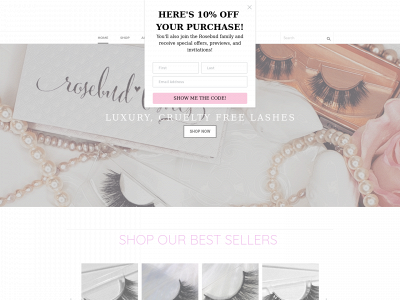 www.rosebudlashes.com snapshot