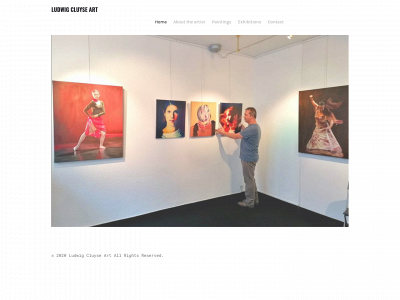 www.ludwigcluyseart.com snapshot