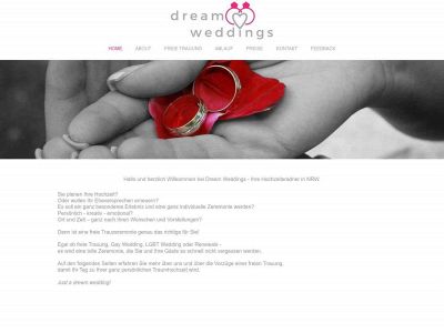 dreamweddings.de snapshot