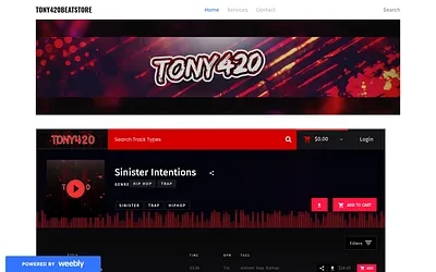 tony420.weebly.com snapshot