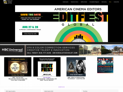 americancinemaeditors.org snapshot