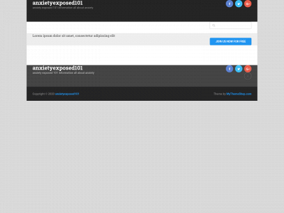 anxietyexposed101.com snapshot