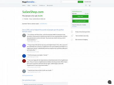 susexshop.com snapshot