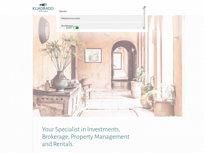 kuadradorealestate.com snapshot