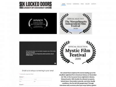 www.sixlockeddoors.com snapshot