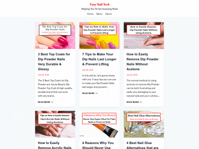 easynailtech.com snapshot