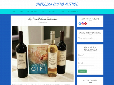 sherrikaevans.com snapshot