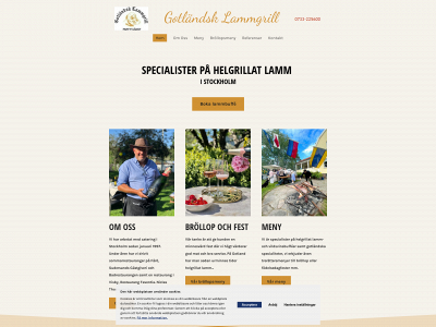 gotlandsklammgrill.se snapshot