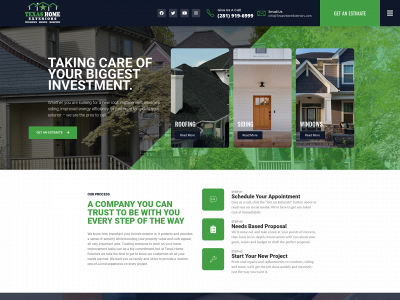 www.texashomeexteriors.com snapshot