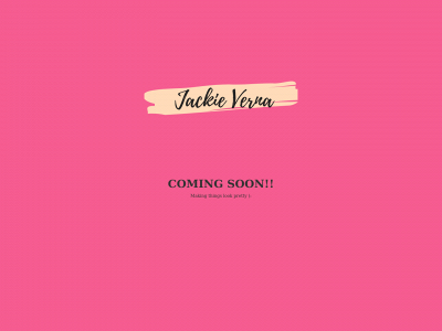 jackieverna.com snapshot