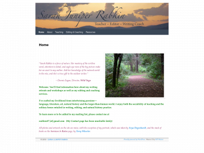 sarahrabkin.com snapshot