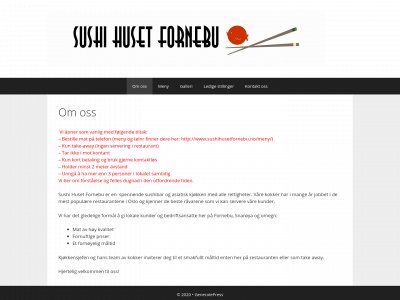 sushihusetfornebu.no snapshot