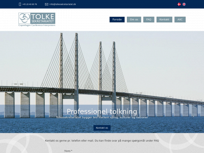 tolkesekretariatet.dk snapshot