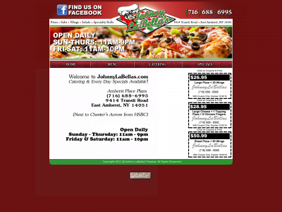 johnnylabellas.com snapshot