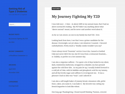 gettingridofdiabetes.com snapshot